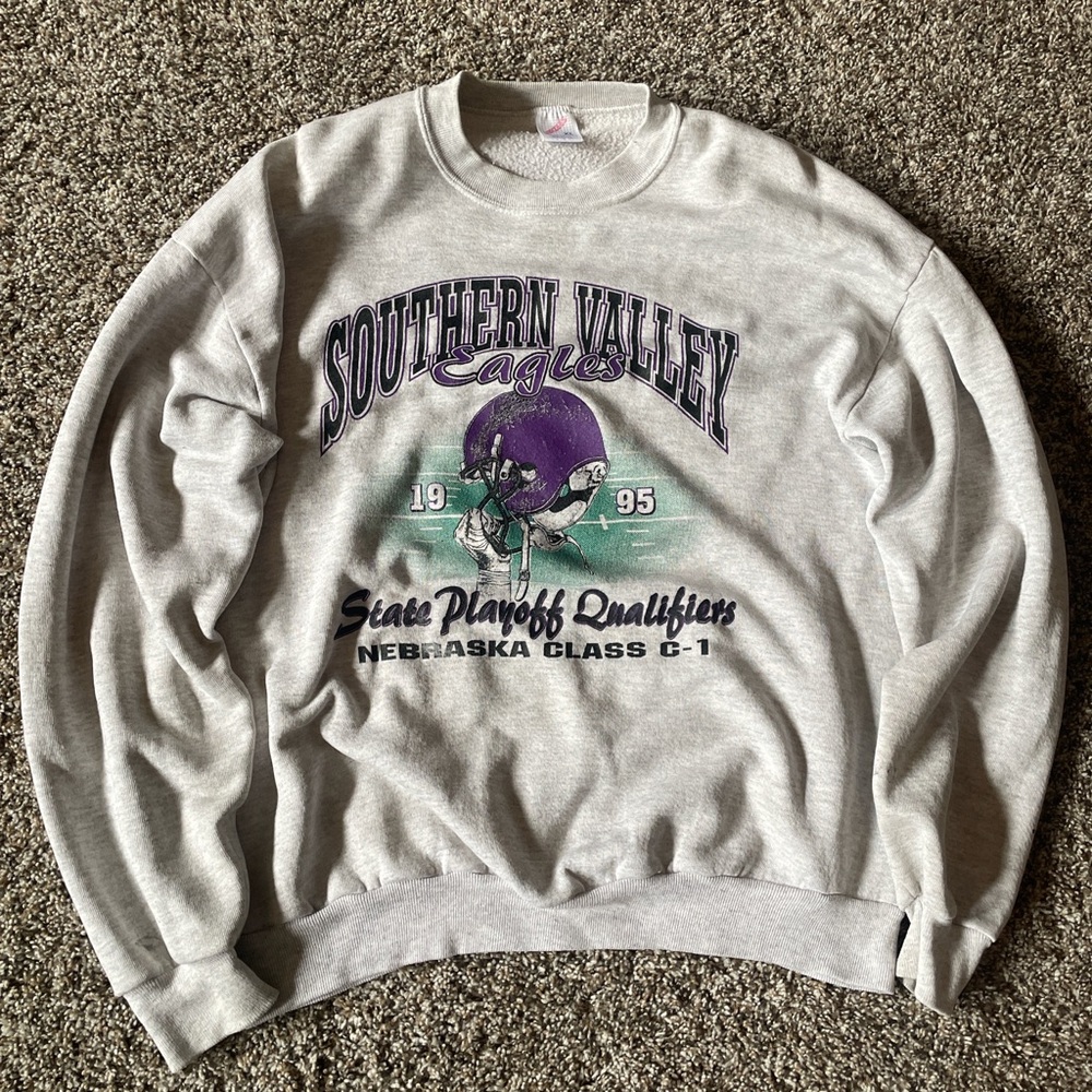 vintage local football 1995 crewneck